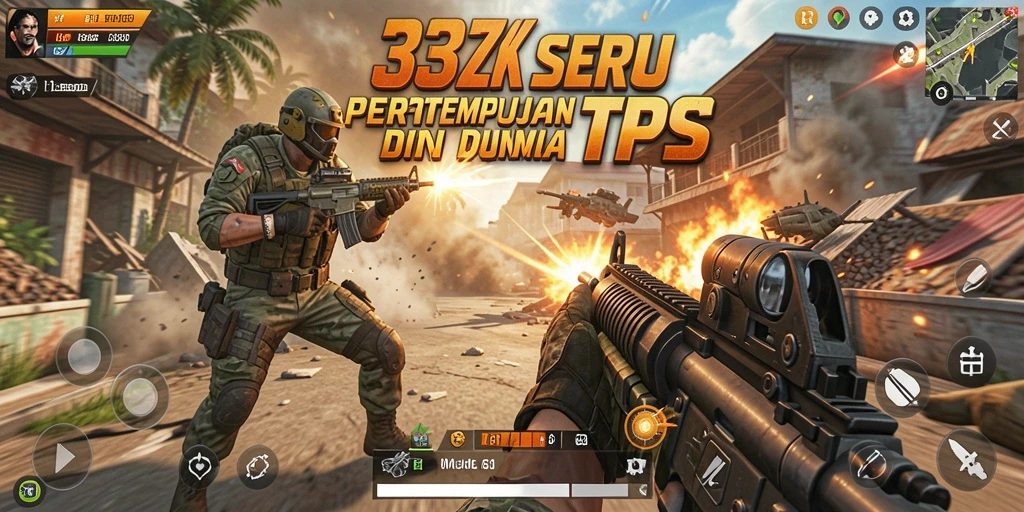 Tampilan gameplay seru dari 33ZK yang mendebarkan.