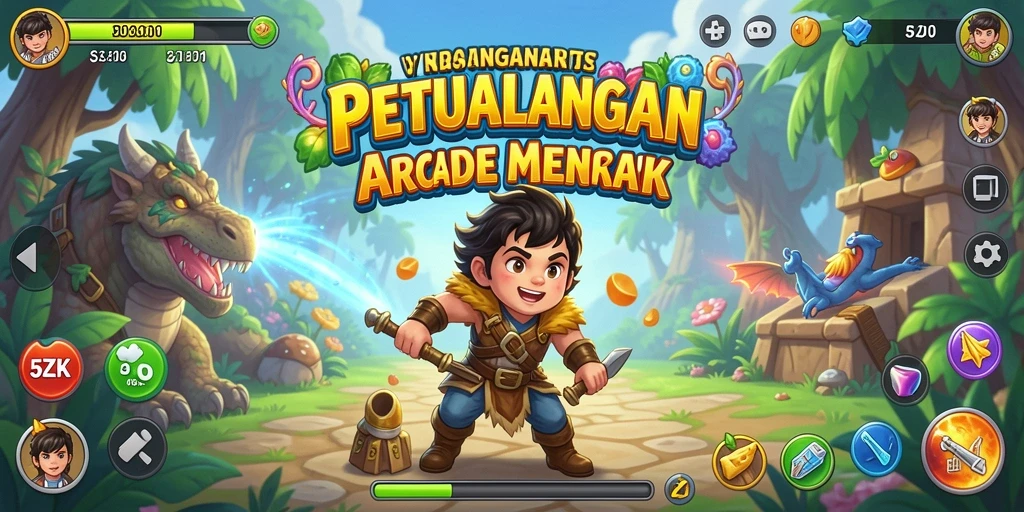 Tampilan gameplay <strong>5ZK</strong> yang seru dan penuh aksi.