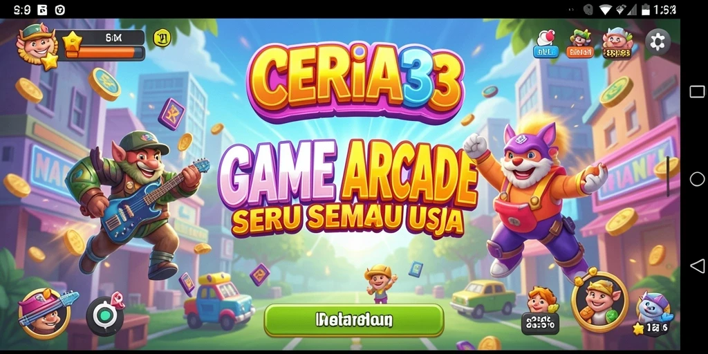 Tampilan gameplay CERIA33 yang penuh aksi dan tantangan.