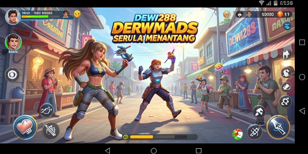 Tampilan seru gameplay DEWI288 dalam momen mendebarkan.