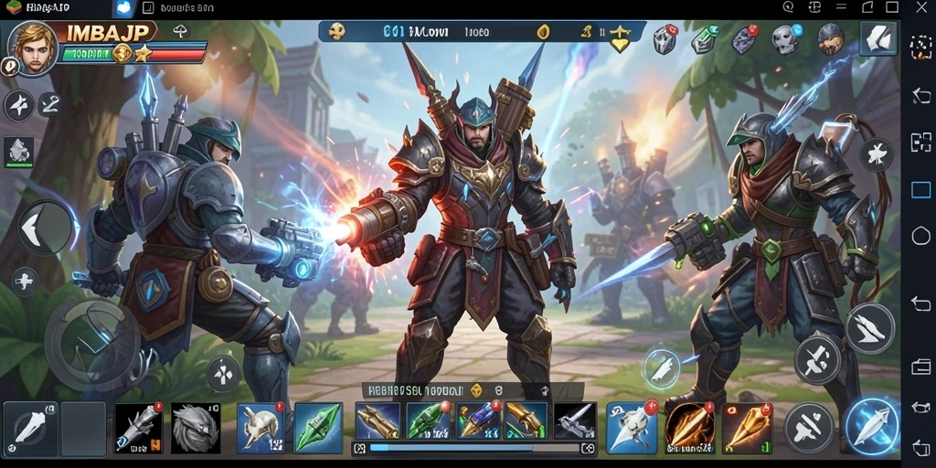 Menampilkan gameplay seru dan strategis di IMBAJP.
