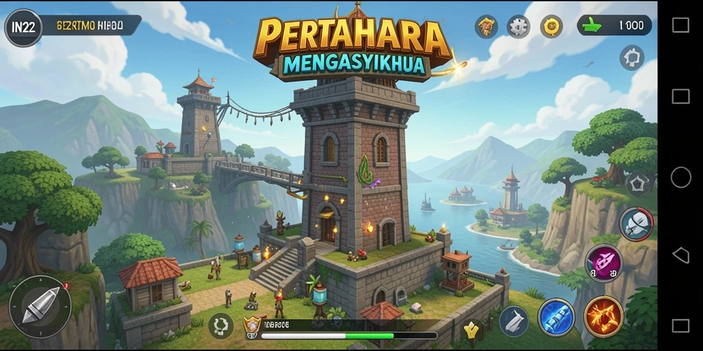 Gameplay mendebarkan IN22 dengan menara dan musuh yang beragam.