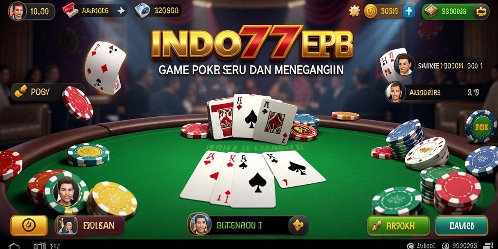 Tampilan gameplay menegangkan di INDO777 dengan pemain yang bersaing.