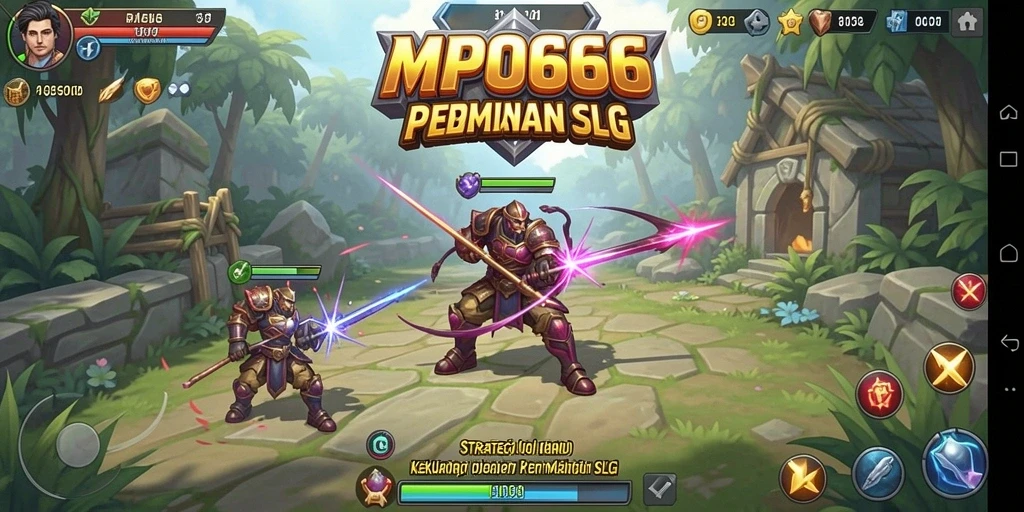 Tampilan gameplay MPO666 yang penuh aksi dan strategi.