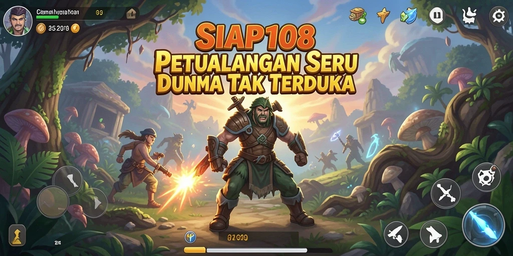 Gameplay SIAP108 menampilkan eksplorasi yang menarik dalam dunia petualangan.