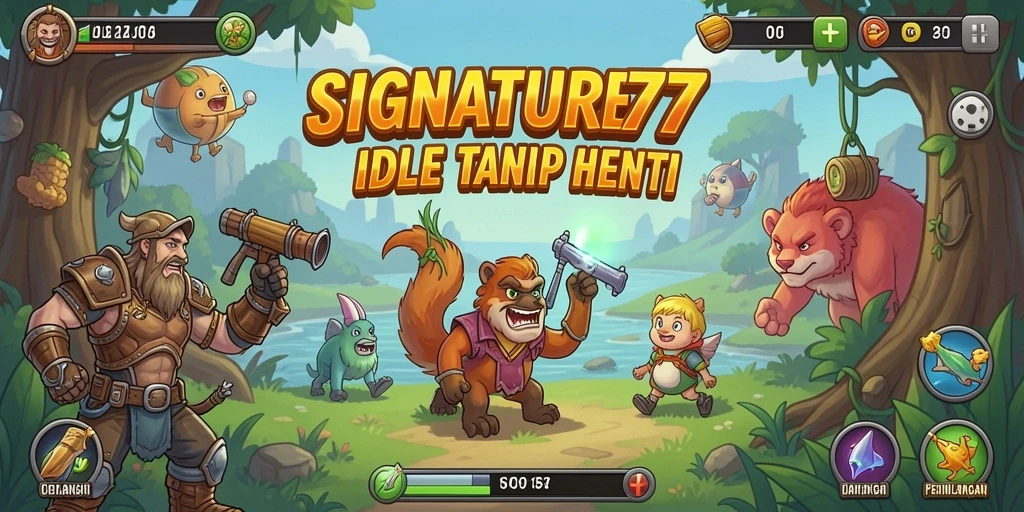 Tampilan gameplay SIGNATURE77 yang seru dan menantang.