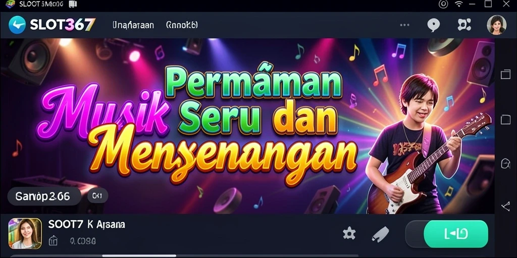 Screenshot SLOT367 menampilkan gameplay yang seru dengan irama musik yang menyengat.
