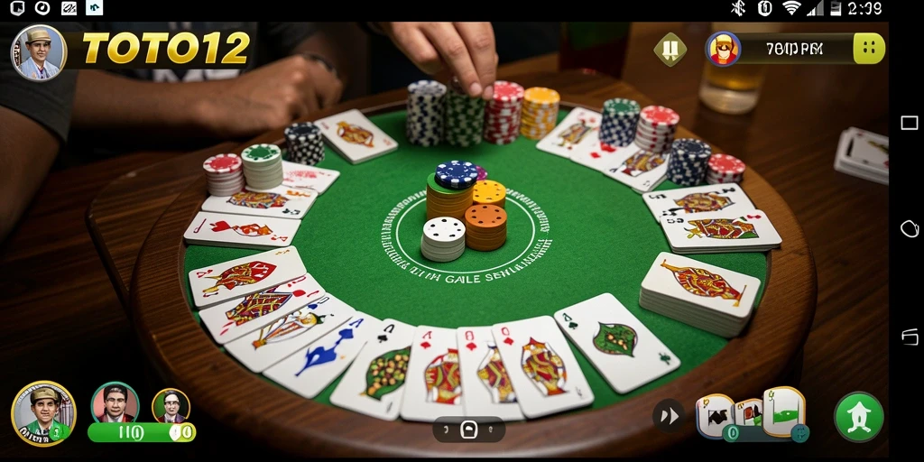 Tampilan gameplay seru TOTO12 yang menarik dan berwarna.